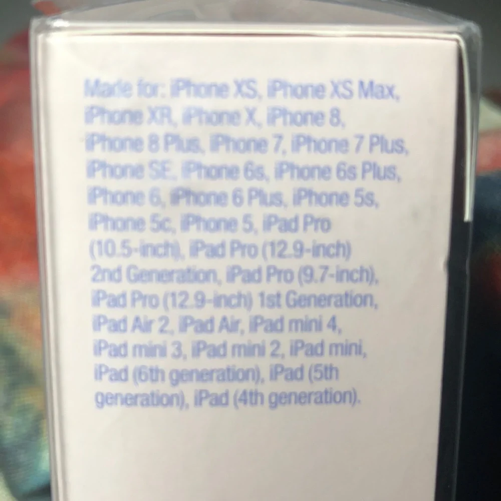Charging Cable 6’ iPhone/iPad